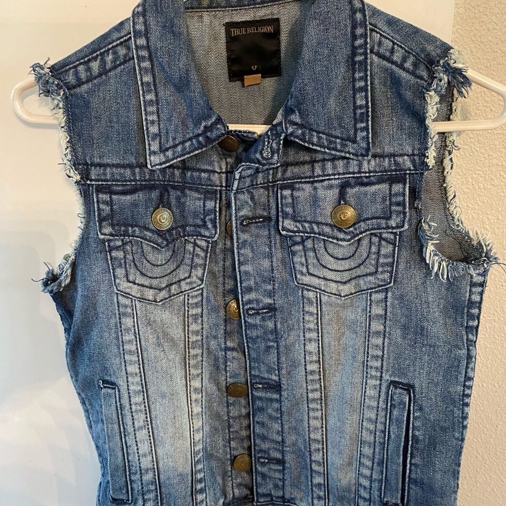 True Religion Denim vest